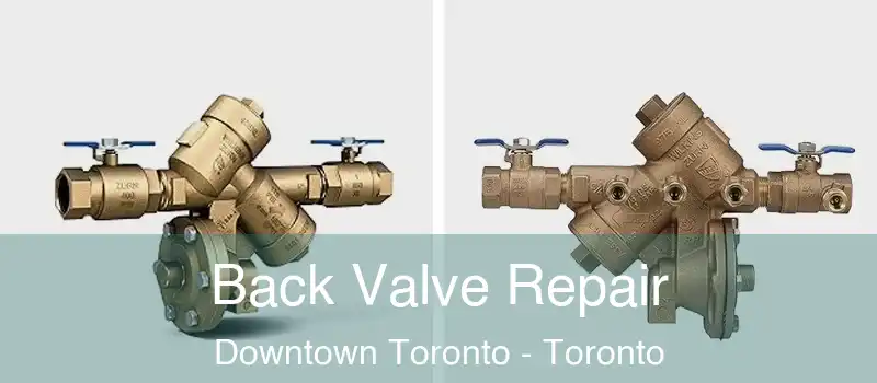  Back Valve Repair Downtown Toronto - Toronto