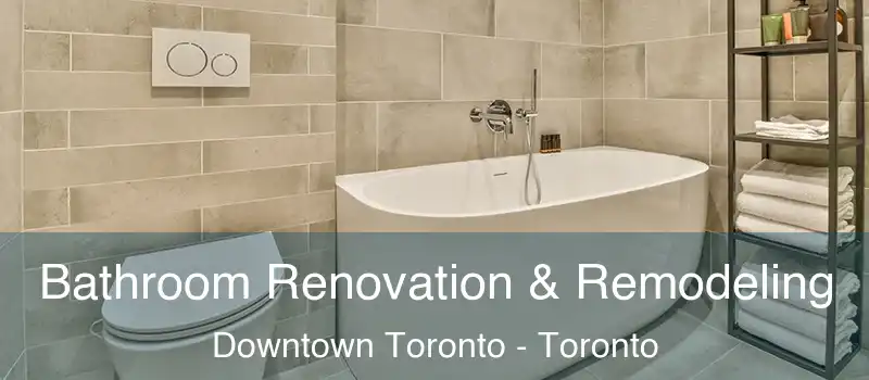  Bathroom Renovation & Remodeling Downtown Toronto - Toronto