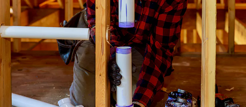 Process of Rough In Plumbing in Downtown Toronto, Toronto