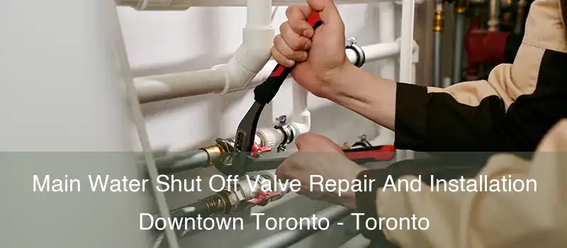  Main Water Shut Off Valve Repair And Installation Downtown Toronto - Toronto