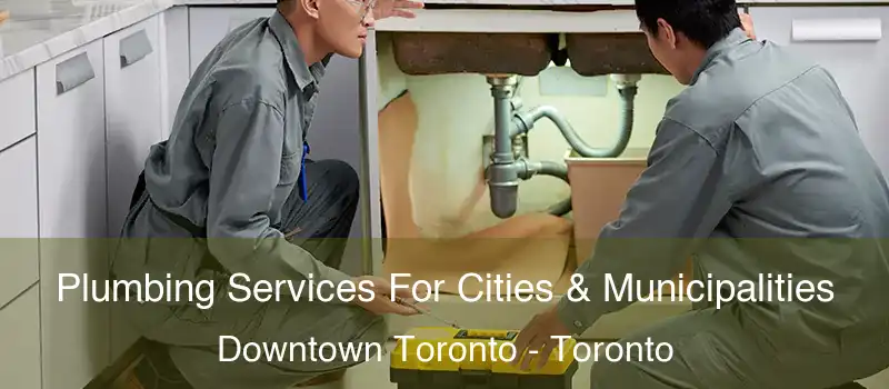  Plumbing Services For Cities & Municipalities Downtown Toronto - Toronto