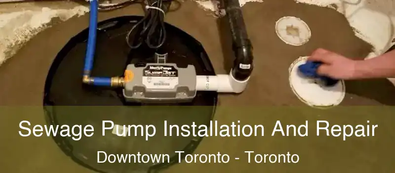  Sewage Pump Installation And Repair Downtown Toronto - Toronto